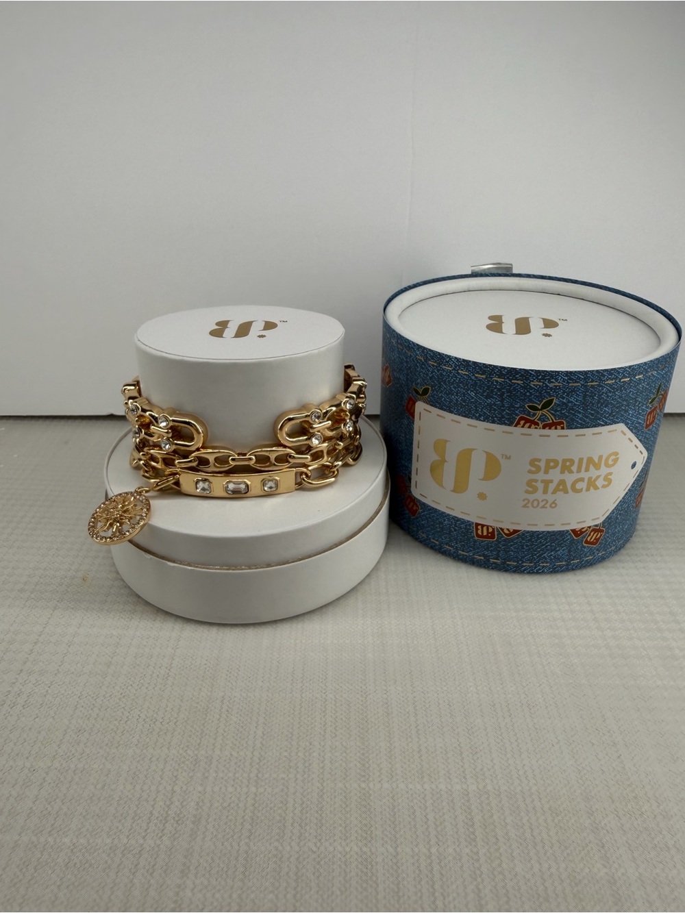 Bomb Party Spring Stack 2026 Cosmic Compass Gold NIB
